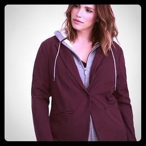 NWT Torrid Ponte and French Terry Layered Jacket